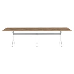 Alias M25 Tech Wood Outdoor Table 300 in Ash and Lacquered Aluminium Frame