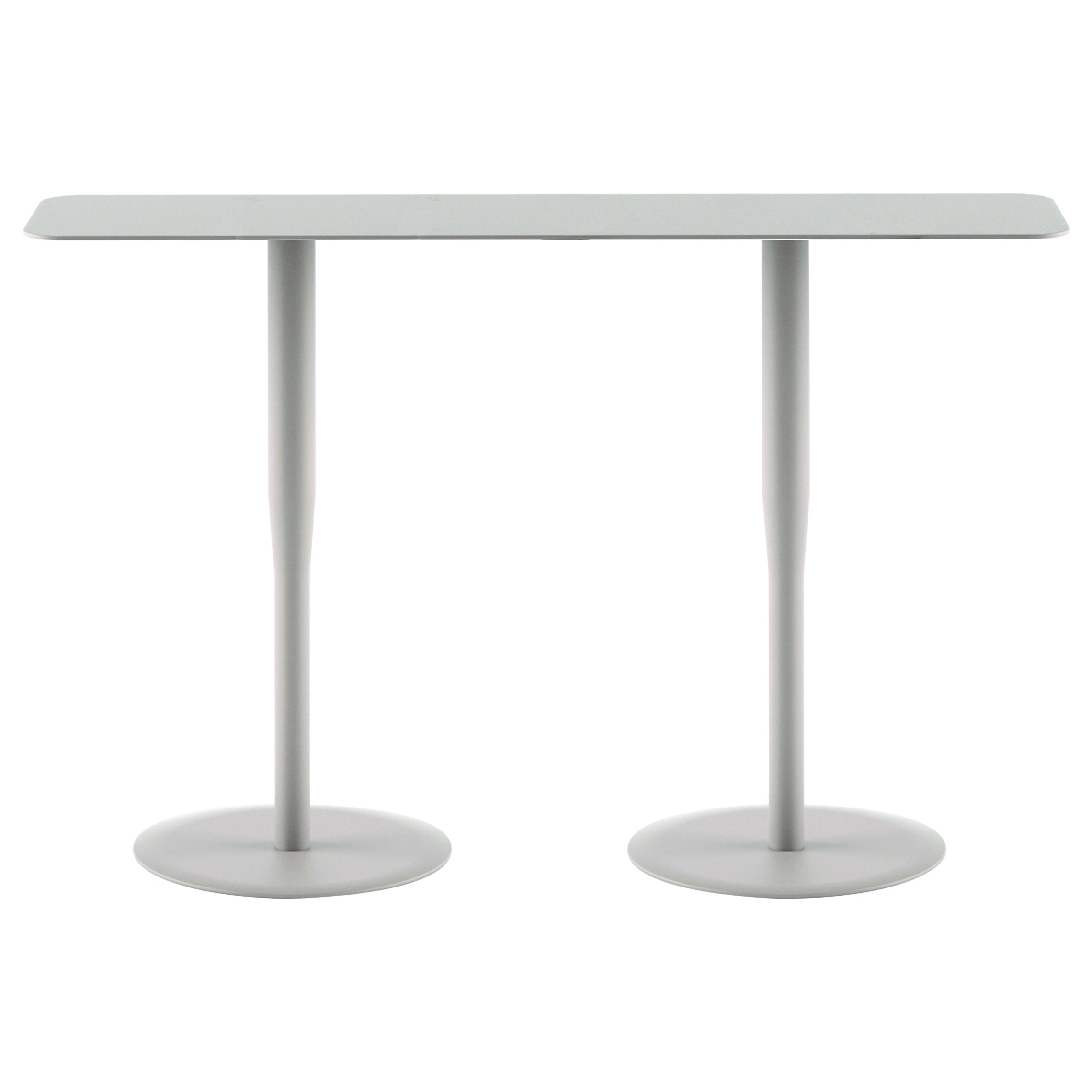 Alias Atlas Small Base Table in Sand Top with Lacquered Aluminium Frame For Sale