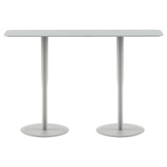 Alias Atlas Small Base Table in Sand Top with Lacquered Aluminium Frame