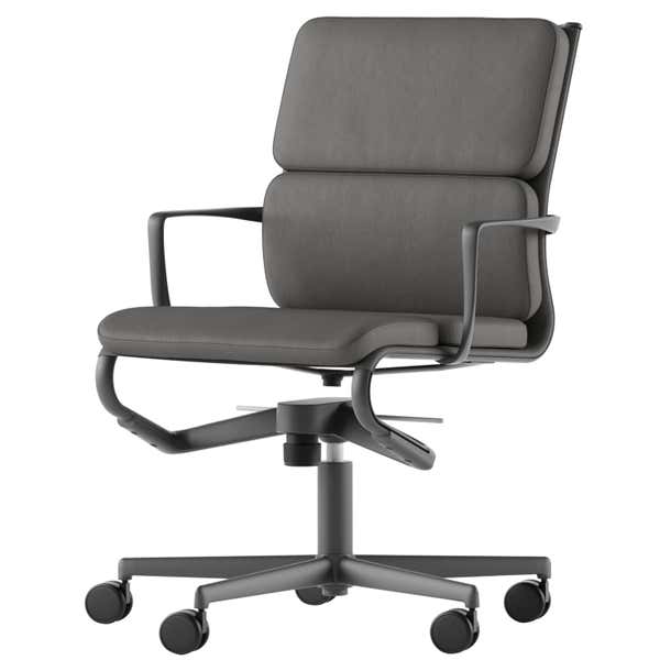 Alias 474 Rollingframe 52 Soft Chair in Grey Seat with Lacquered ...