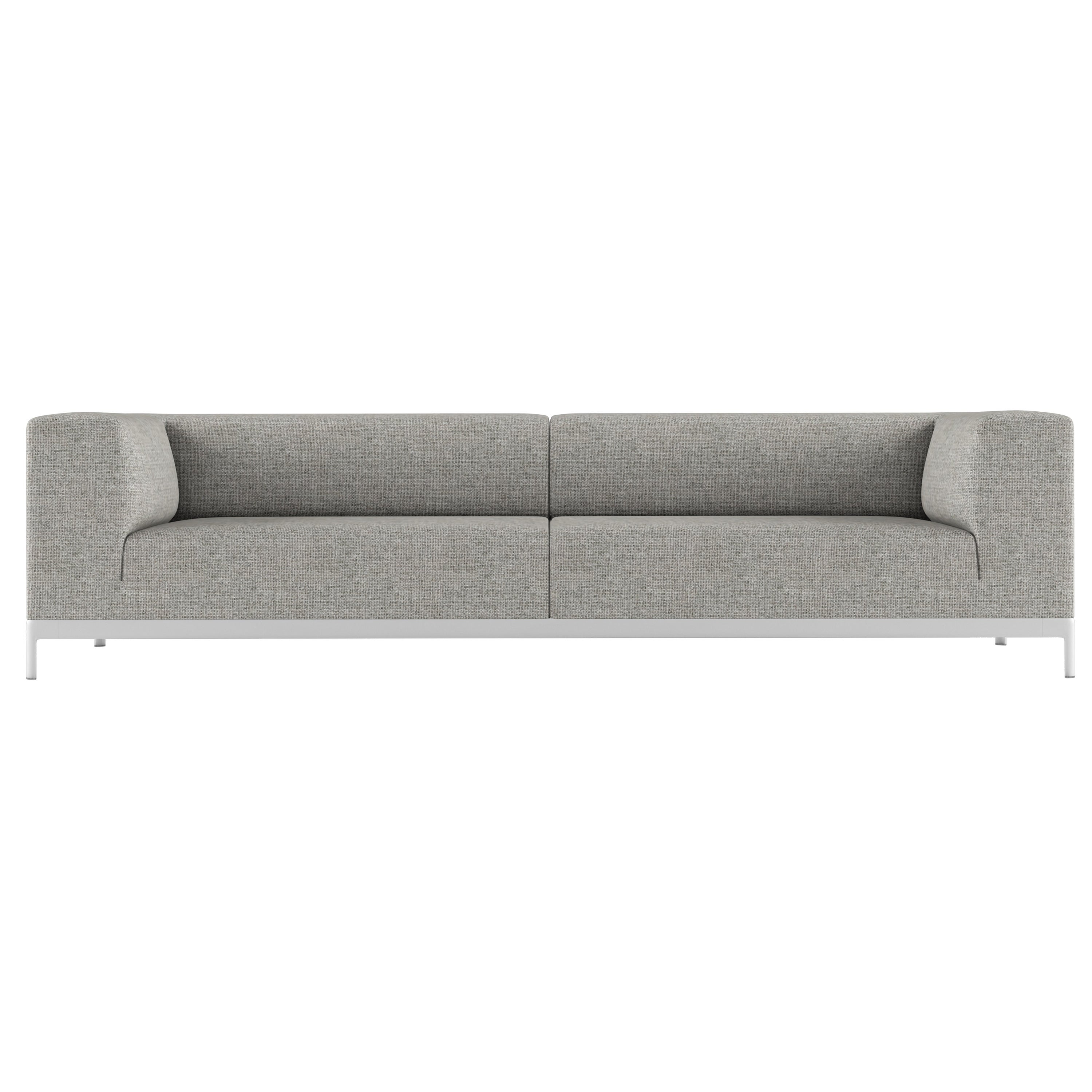 Alias P61 AluZen Outdoor Three Seater Soft Sofa in Fabric with Aluminium Frame For Sale