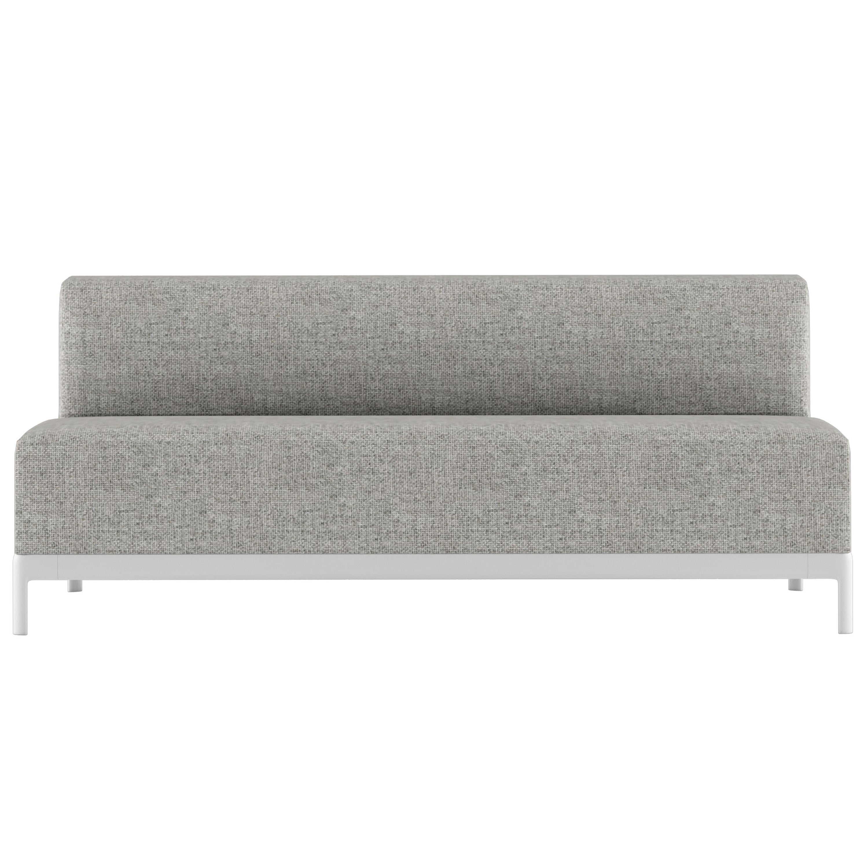 Alias P62 AluZen Outdoor Soft Central Sofa in Upholstery with Aluminium Frame For Sale