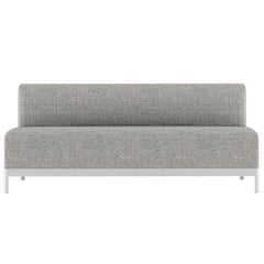 Alias P62 AluZen Outdoor Soft Central Sofa in Upholstery with Aluminium Frame
