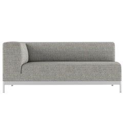 Alias P63 AluminiumZen DX weiches, kantiges Sofa mit Polsterung und Aluminiumrahmen für den Außenbereich