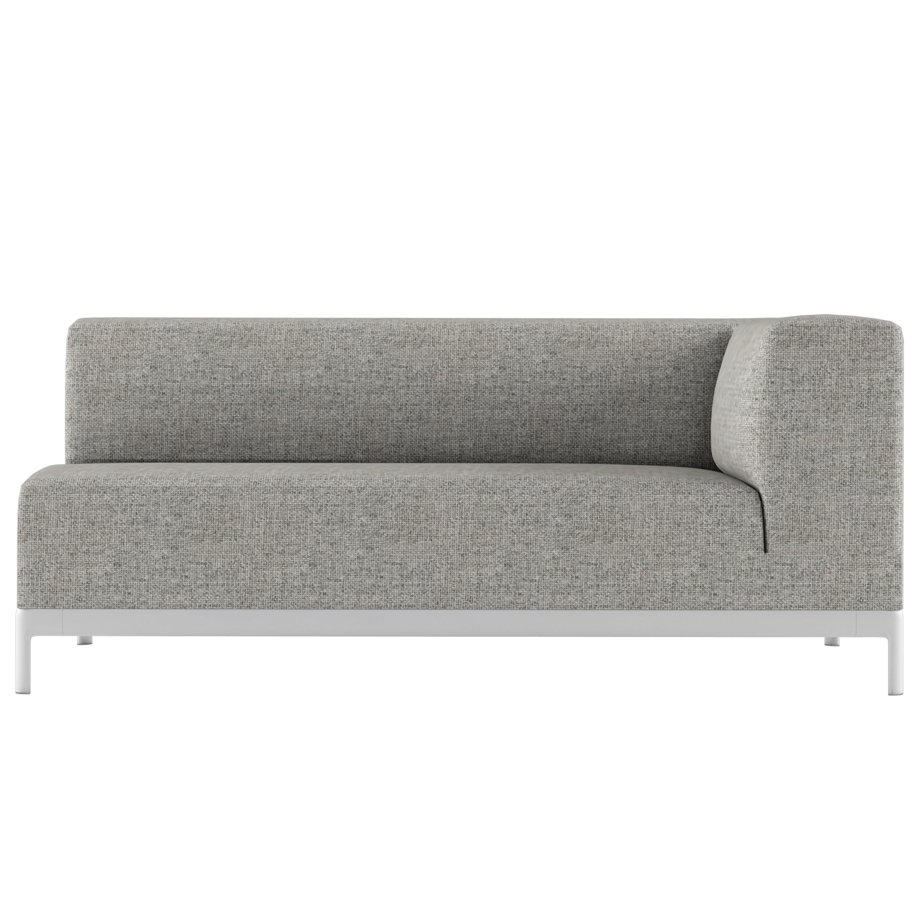 Alias P63 AluZen Outdoor SX Soft Angular Sofa in Upholstery with Aluminium Frame For Sale