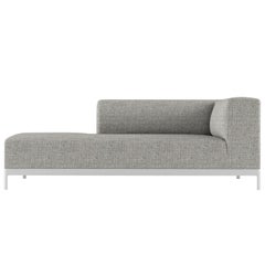 Alias P64 AluminiumZen Outdoor SX weiches, kantiges Sofa mit Polsterung und Aluminiumrahmen