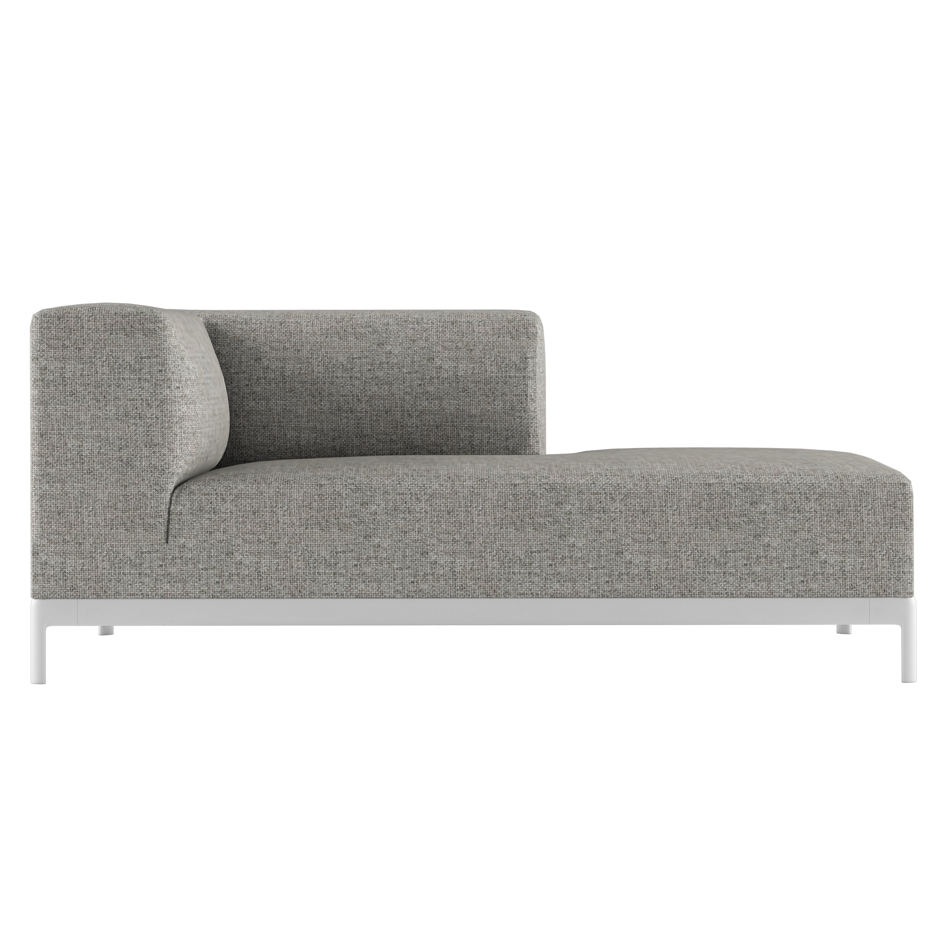 Alias P65 AluZen Outdoor DX Soft Ending Sofa in Upholstery with Aluminium Frame For Sale