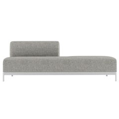 Alias P66 AluminiumZen Soft Ending Sofa für den Außenbereich DX mit Polsterung und Aluminiumrahmen