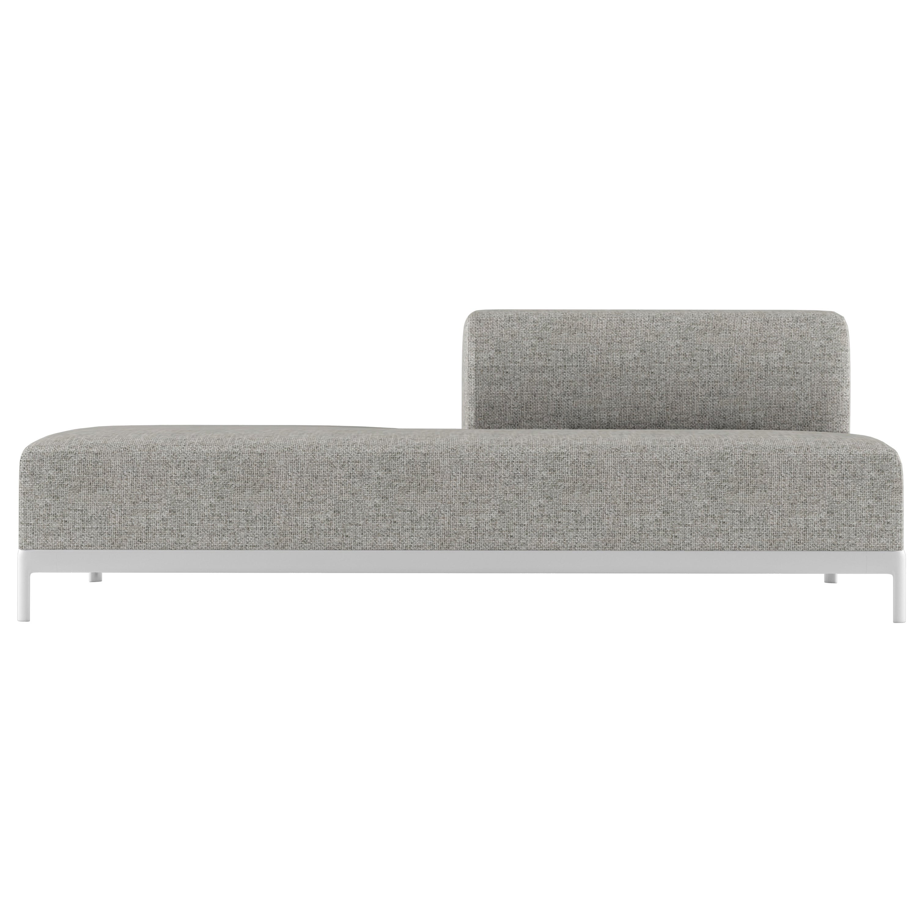 Alias P66 AluminiumZen Soft Ending Sofa für den Außenbereich SX mit Polsterung und Aluminiumrahmen