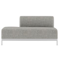 Alias P67 AluminiumZen Soft Ending Sofa für den Außenbereich SX mit Polsterung und Aluminiumrahmen