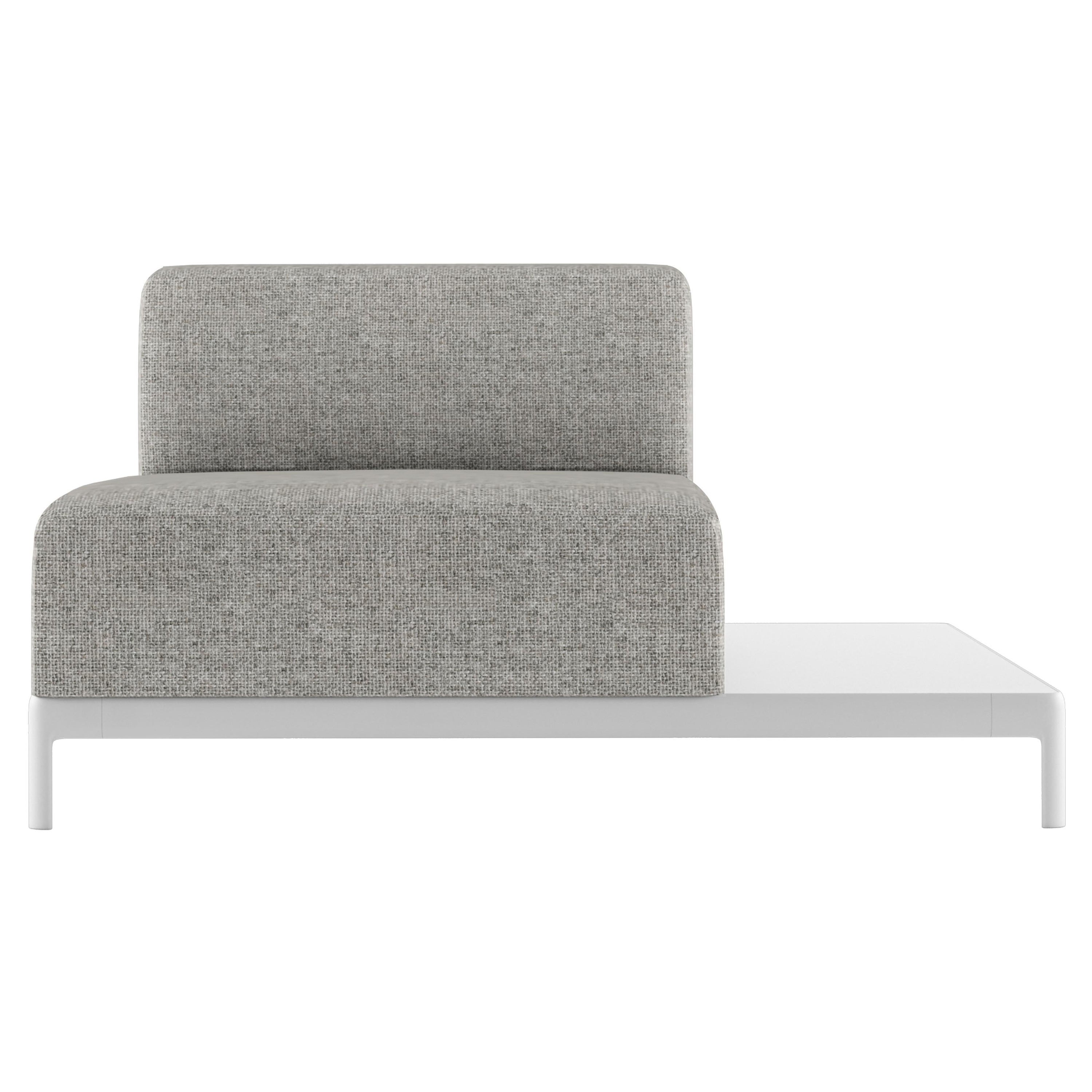 Alias P68 AluZen Soft Top Outdoor Sofa DX in Upholstery with Aluminium Frame For Sale