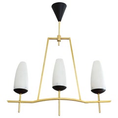 Lunel French Mid-Century Chandelier, 1950s