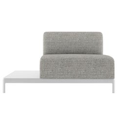 Alias P68 Aluminium-Sofa für den Außenbereich mit weicher Platte und Polsterung aus Aluminium