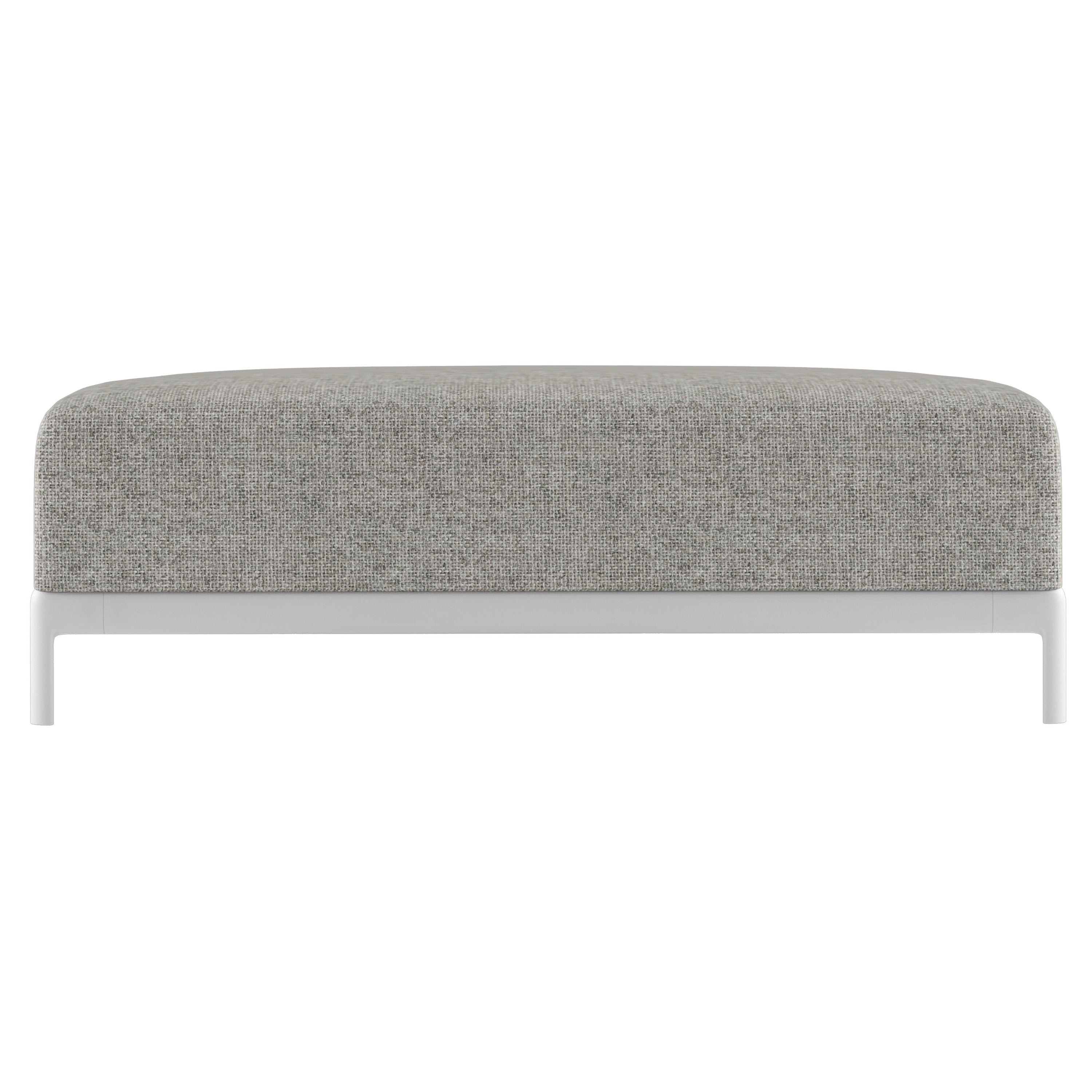 Soft Pouf Sofa aus Aluminium mit Polsterung und Aluminiumrahmen für den Außenbereich von Alias P69