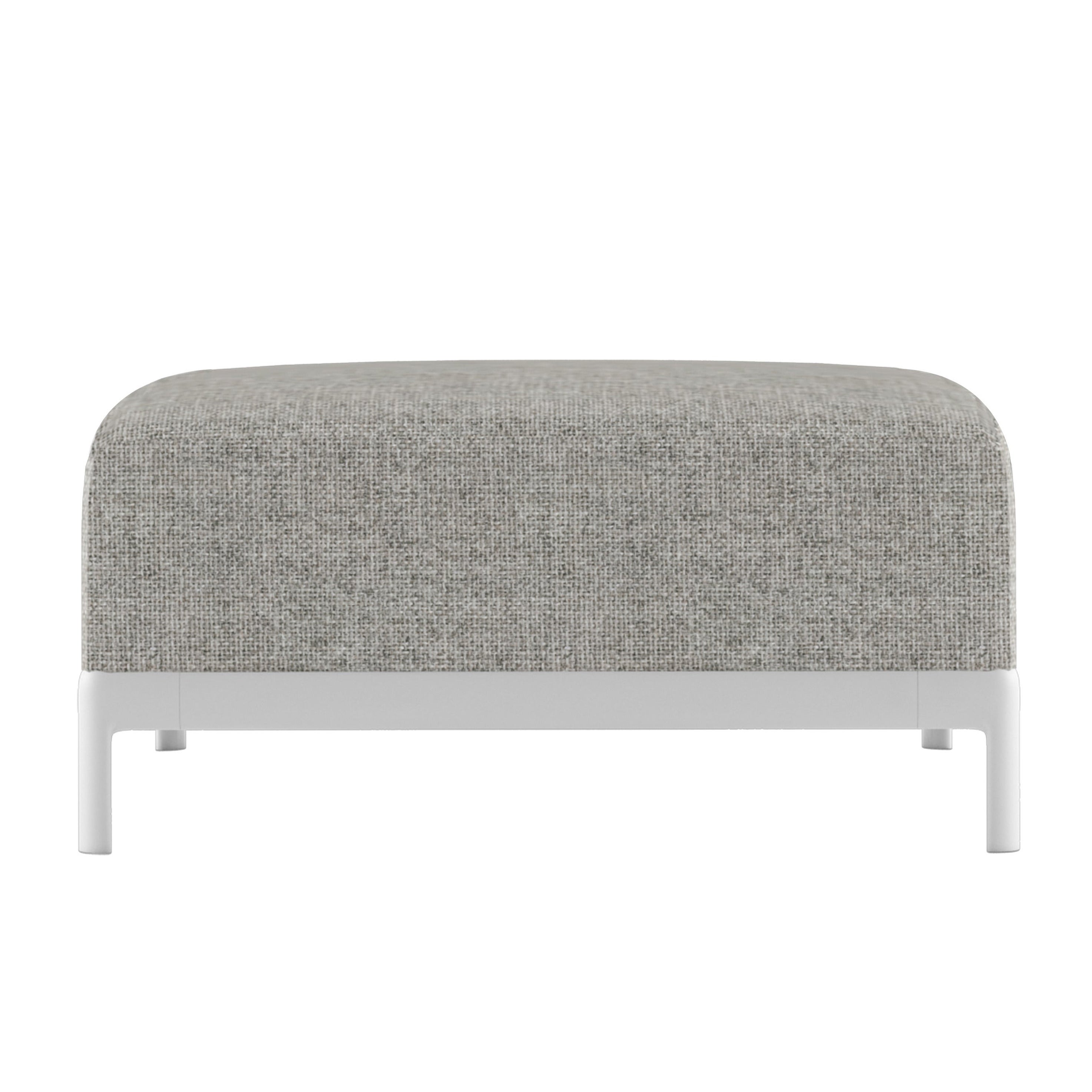 Canapé d'extérieur en tissu d'ameublement AluZen avec cadre en aluminium Alias P70