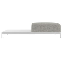 Alias P72 Aluminium-Sofa mit weicher Platte und Polsterung für den Außenbereich mit Aluminiumrahmen
