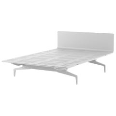 Alias LL3 Legnoletto Bed 90 cm in White Matt Lacquer Frame by Alfredo Häberli