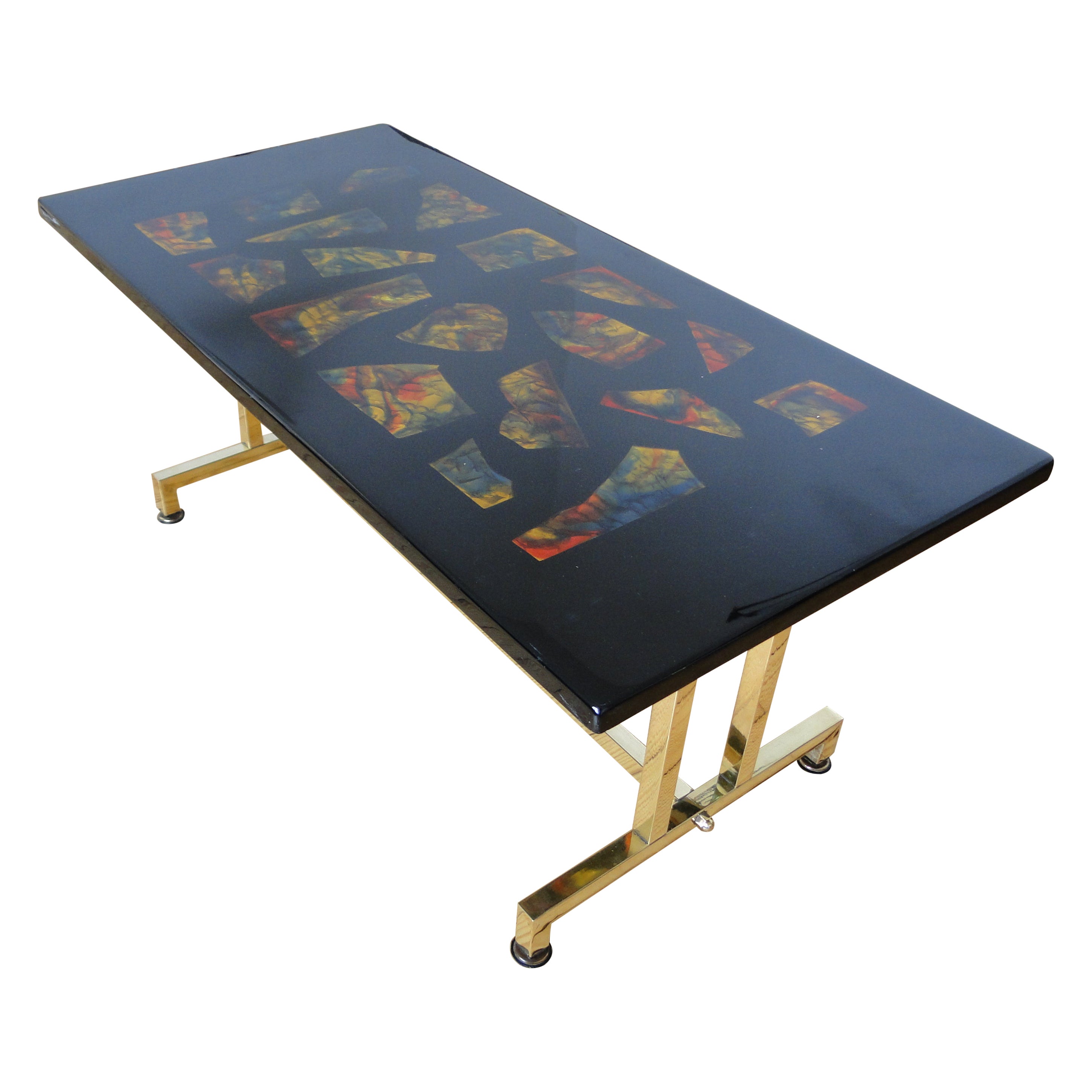 Table basse dans le style de Jacques Avoinet en vente