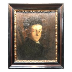 Beau portrait ancien d'un garçon