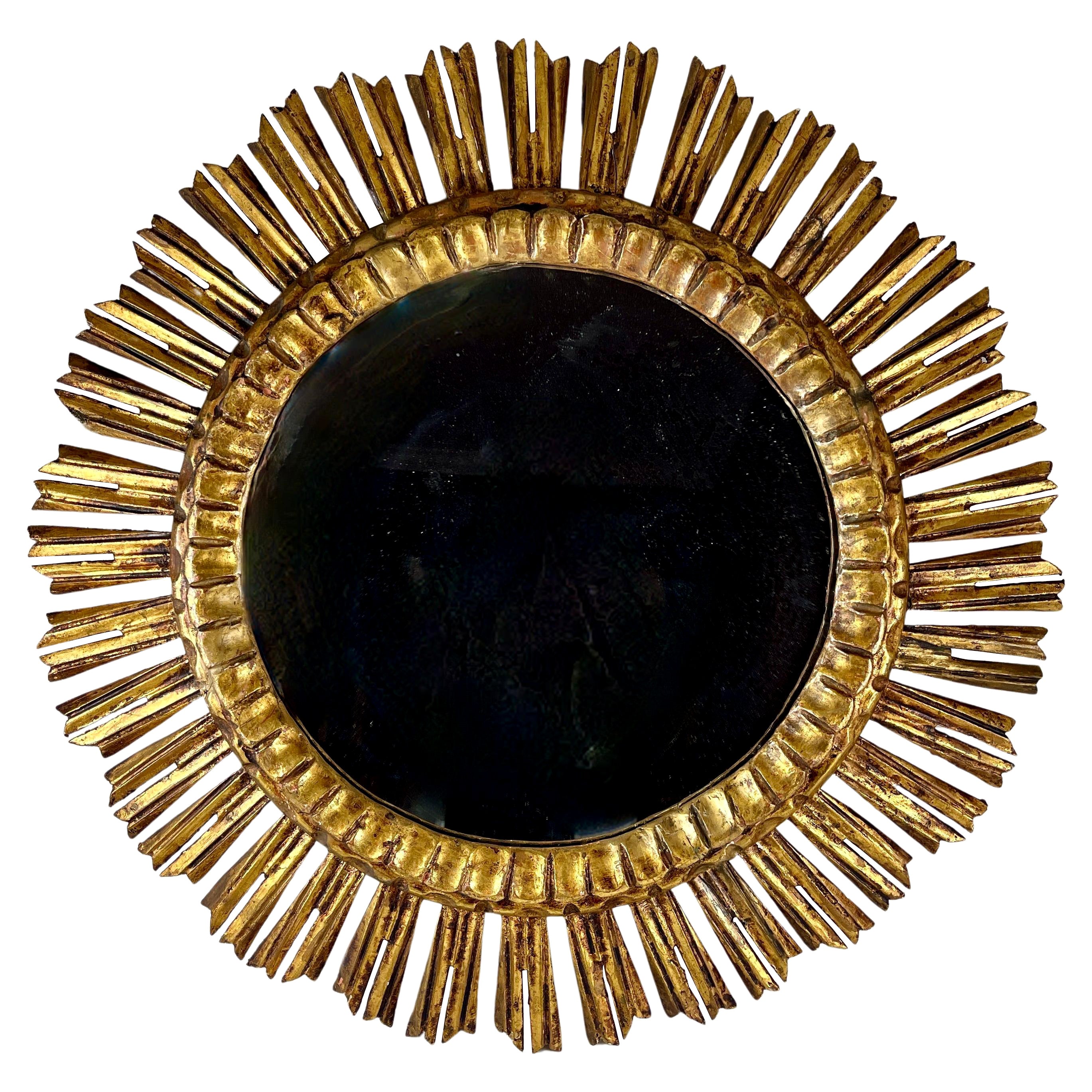 Gold French Hollywood Regency Triptych Triple Interlocking Oval Wall