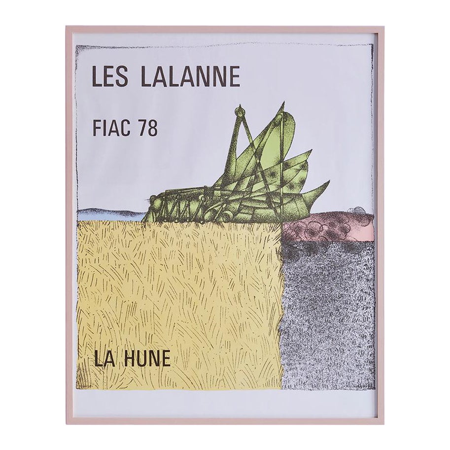 Vintage Francois-Xavier Lalanne "Les Lalanne La Hune Fiac78" Poster, France 1978 For Sale