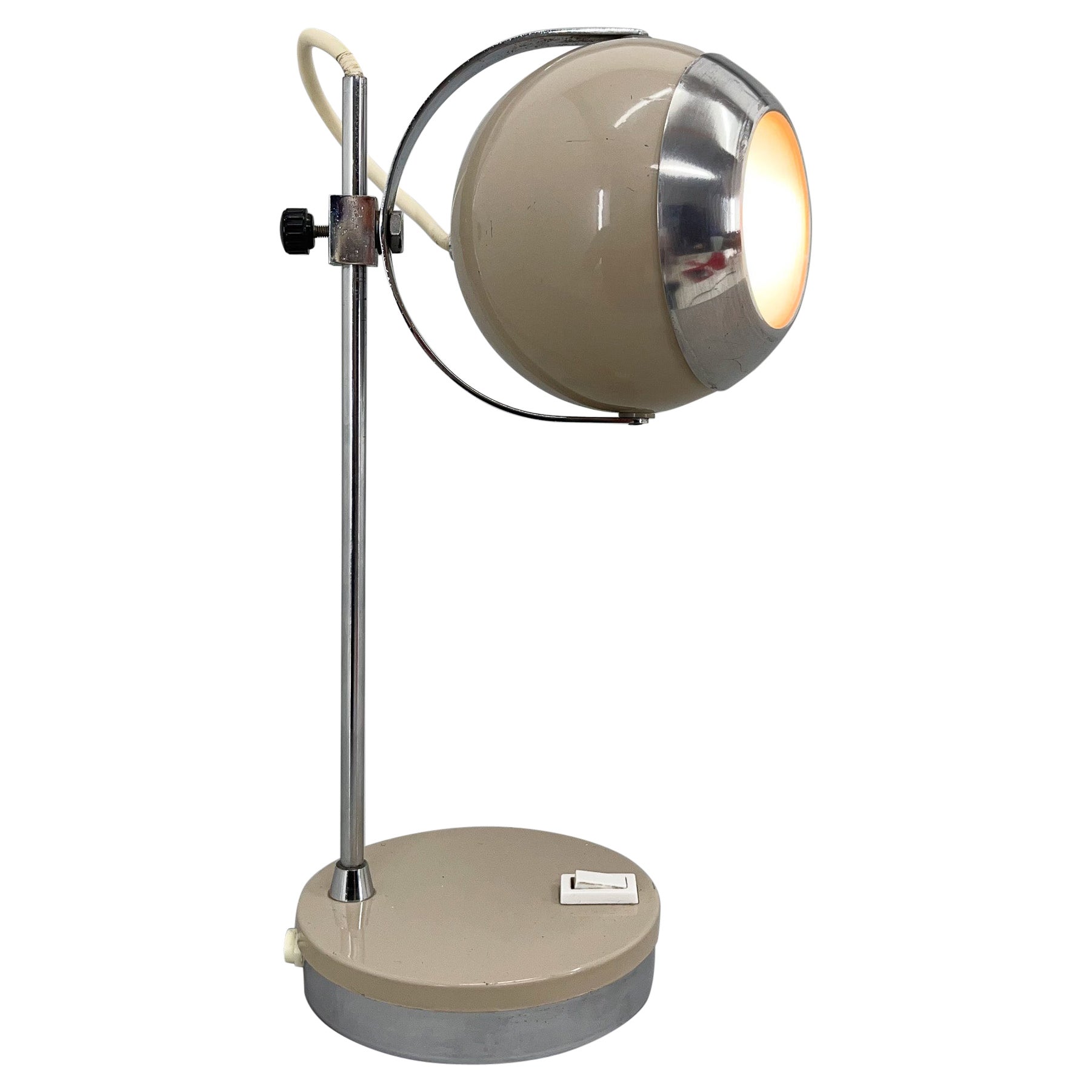 Lampe de Table Eyeball des années 1960, Italie