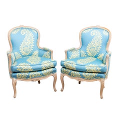 Pair of French Upholstered Chairs