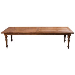 Solid Teak Meredith Dining Table in Autumn Sandblasted 