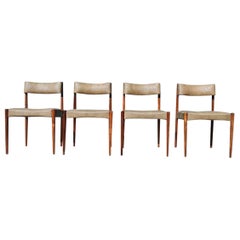 Mid-Century Modern Rosewood Dining Chairs by Knud Faerch for Bovenkamp