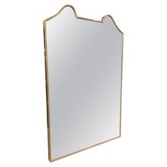 Midcentury Italian Brass Mirror-Eye Catching Frame