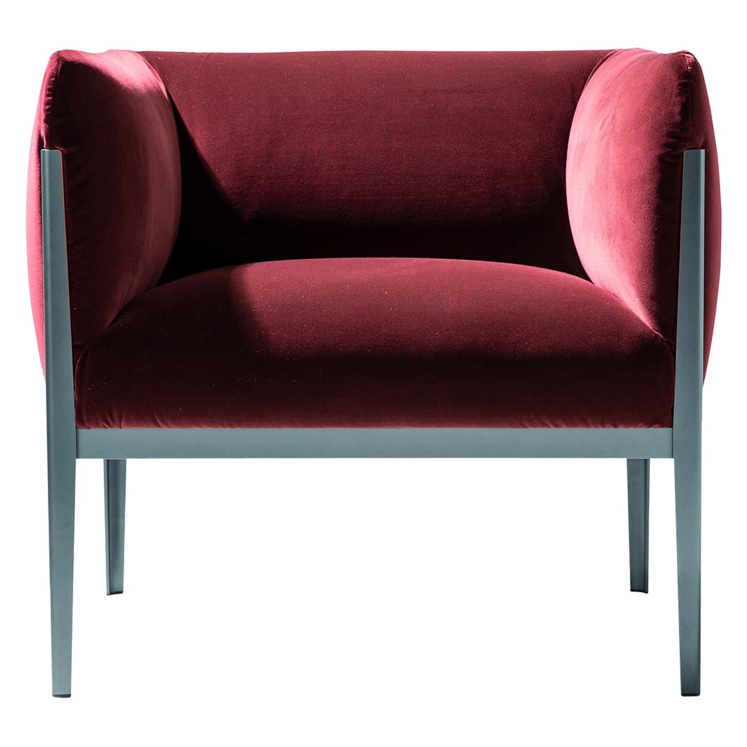 Ronan & Erwan Bourroullec 'Cotone' Armchair, Aluminum and Fabric by Cassina For Sale