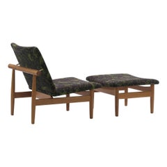 Finn Juhl Set Japan Series Chair and Footstool