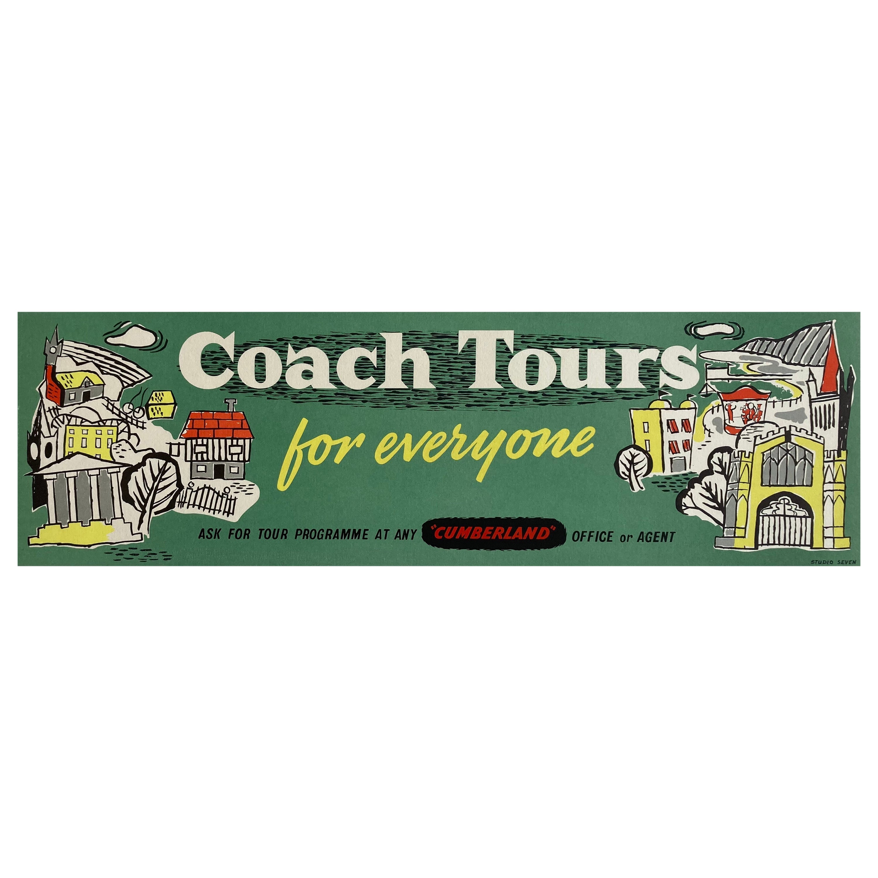 1960's Coach Travel Poster by Studio Seven