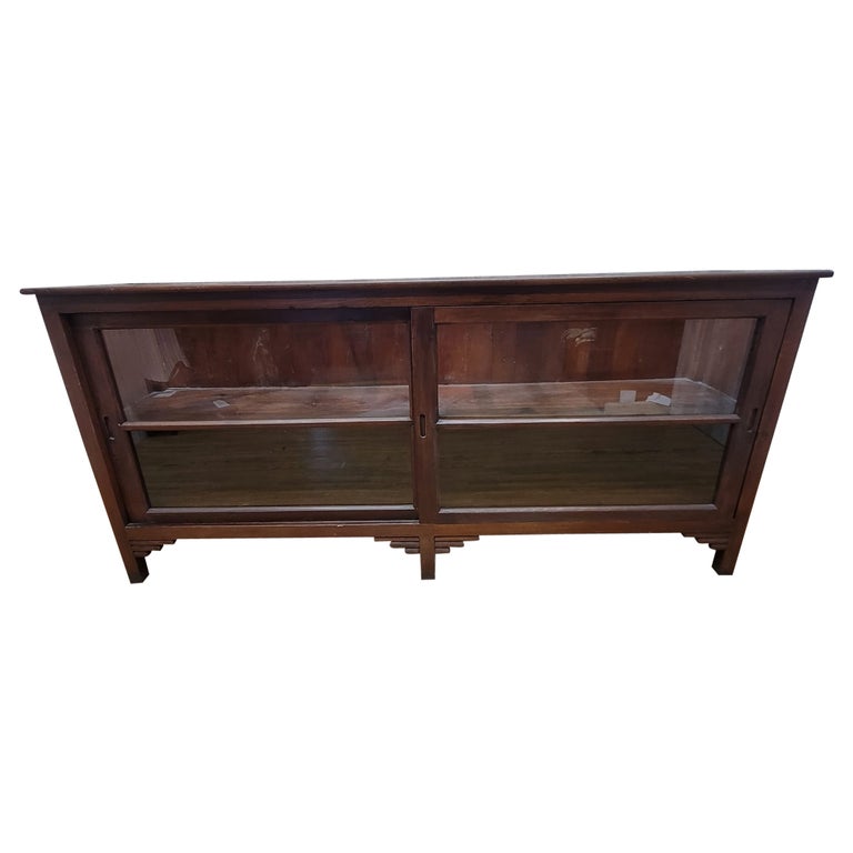 Low cabinet with glass doors deals