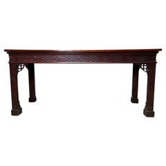 18th Century English Chinese Chippendale Style Console Table