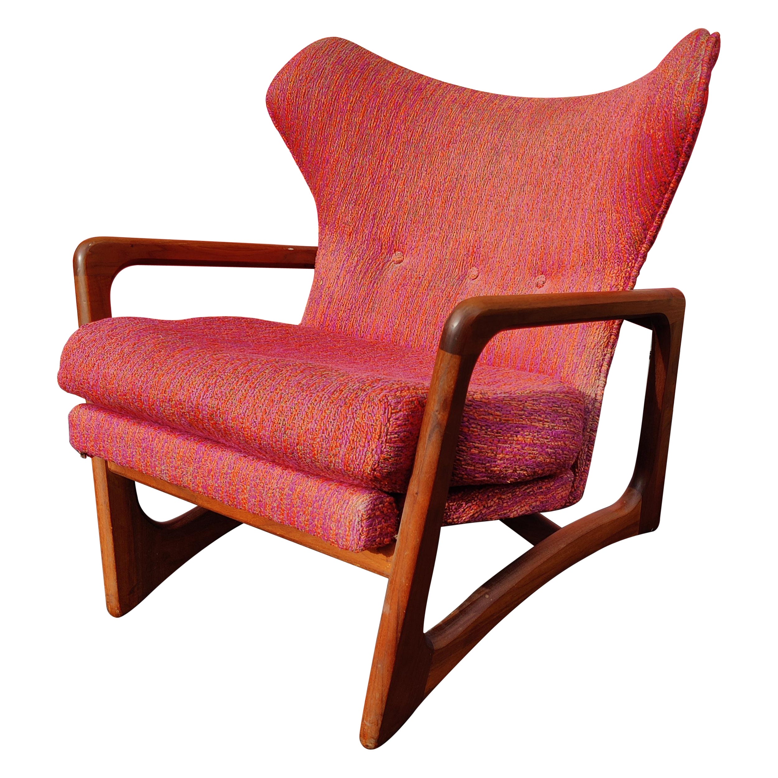 Vintage Mid-Century Modern Adrian Pearsall Wingback Lounge Chair