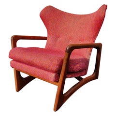 Vintage Mid-Century Modern Adrian Pearsall Wingback Lounge Chair