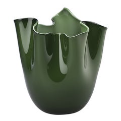Vase Fazzoletto du 21ème siècle en vert pomme par Fulvio Bianconi E Paolo