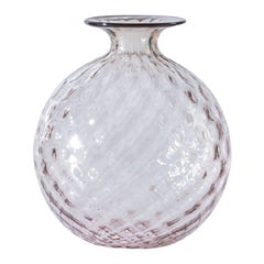 21st Century Monofiori Balloton Extra Small Glass Vase in Blood Red/Rosa Cipria