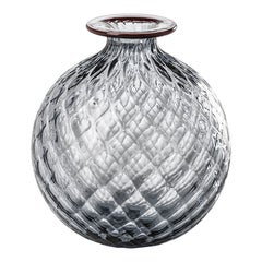 21st Century Monofiori Balloton Extra Small Glass Vase in Grape/Red by Venini