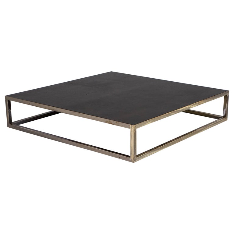 Square Large Coffee Table ‘Trinity’ for Baxter For Sale at 1stDibs