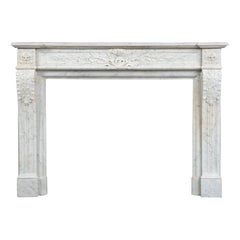 Antique Fireplace Mantel in Louis XVI Style