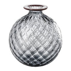 21st Century Monofiori Balloton Medium Glass Vase in Grape/Red by Venini