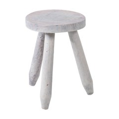 Tabouret tripode primitif français