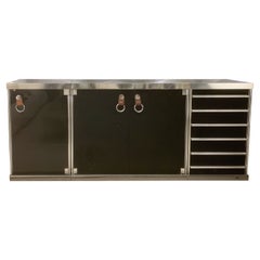 Mid-Century Modern Three Part Sideboard by Guido Faleschini for Hermès, 1970s
