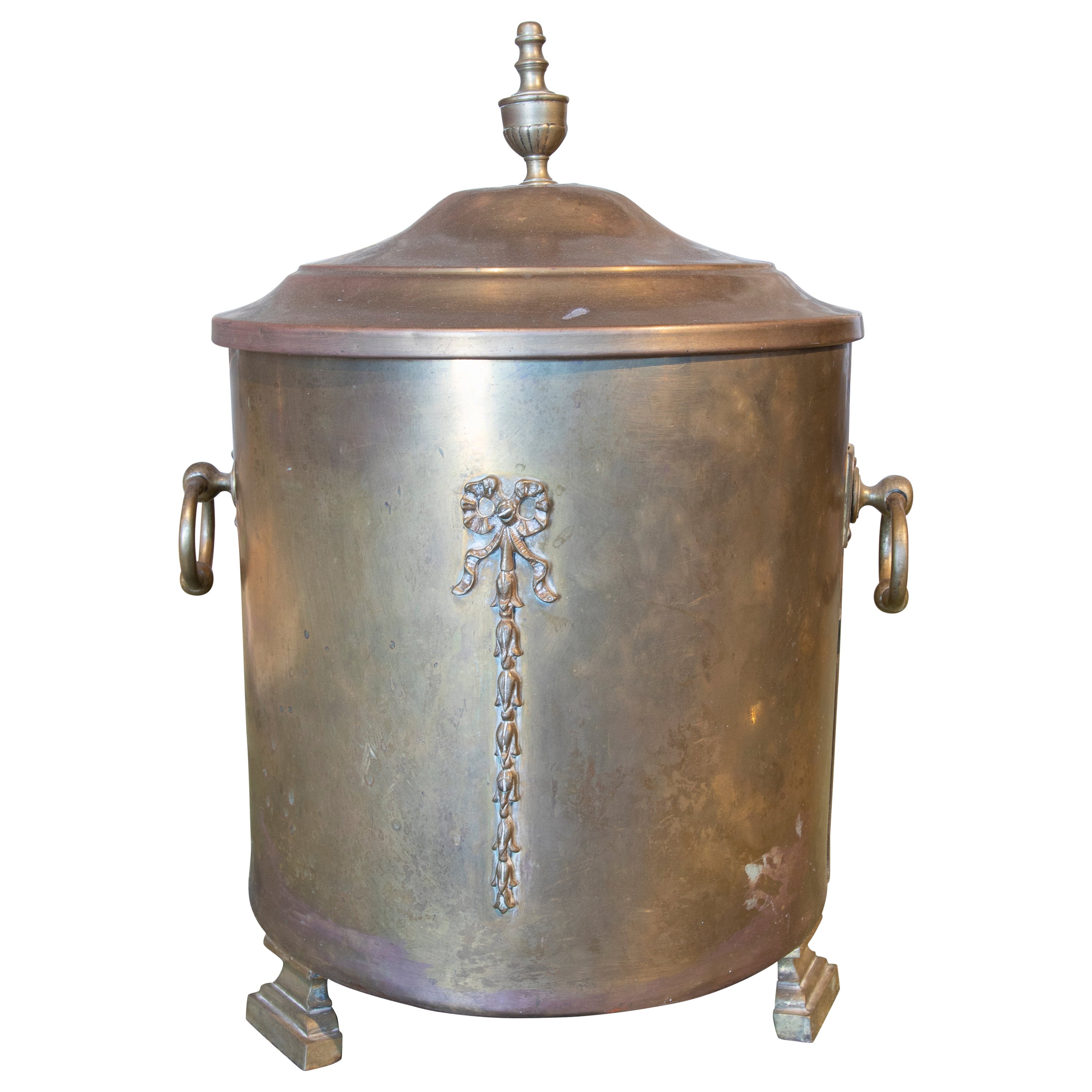 French Copper Container for Food Preservation For Sale