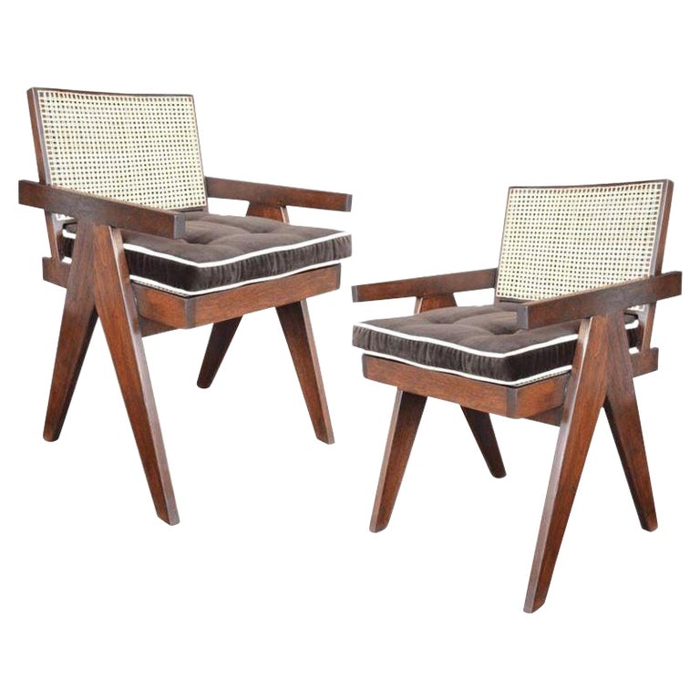 Pair of Teak Chairs For Sale at 1stDibs