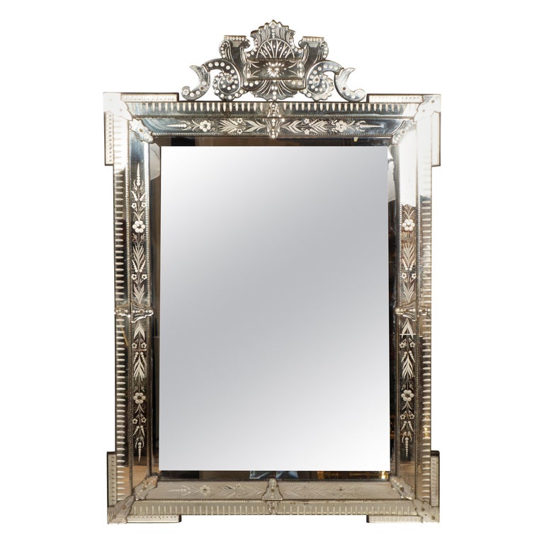 Glass Mirror For Sale at 1stDibs