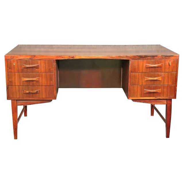 Executive Desk Enzo, Leather Edition, Office Desk For Sale at 1stDibs ...