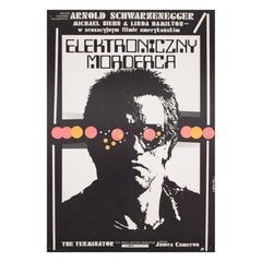 Terminator Cartel de cine polaco B1, Jakub Erol, 1987